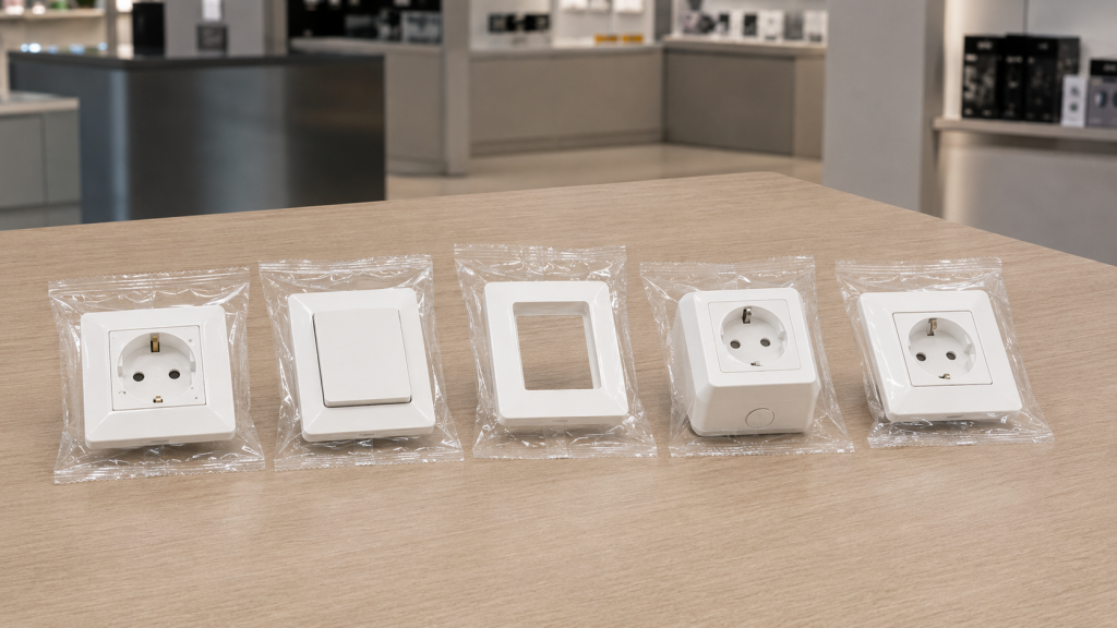 Розетка в упаковке Flow Pack
